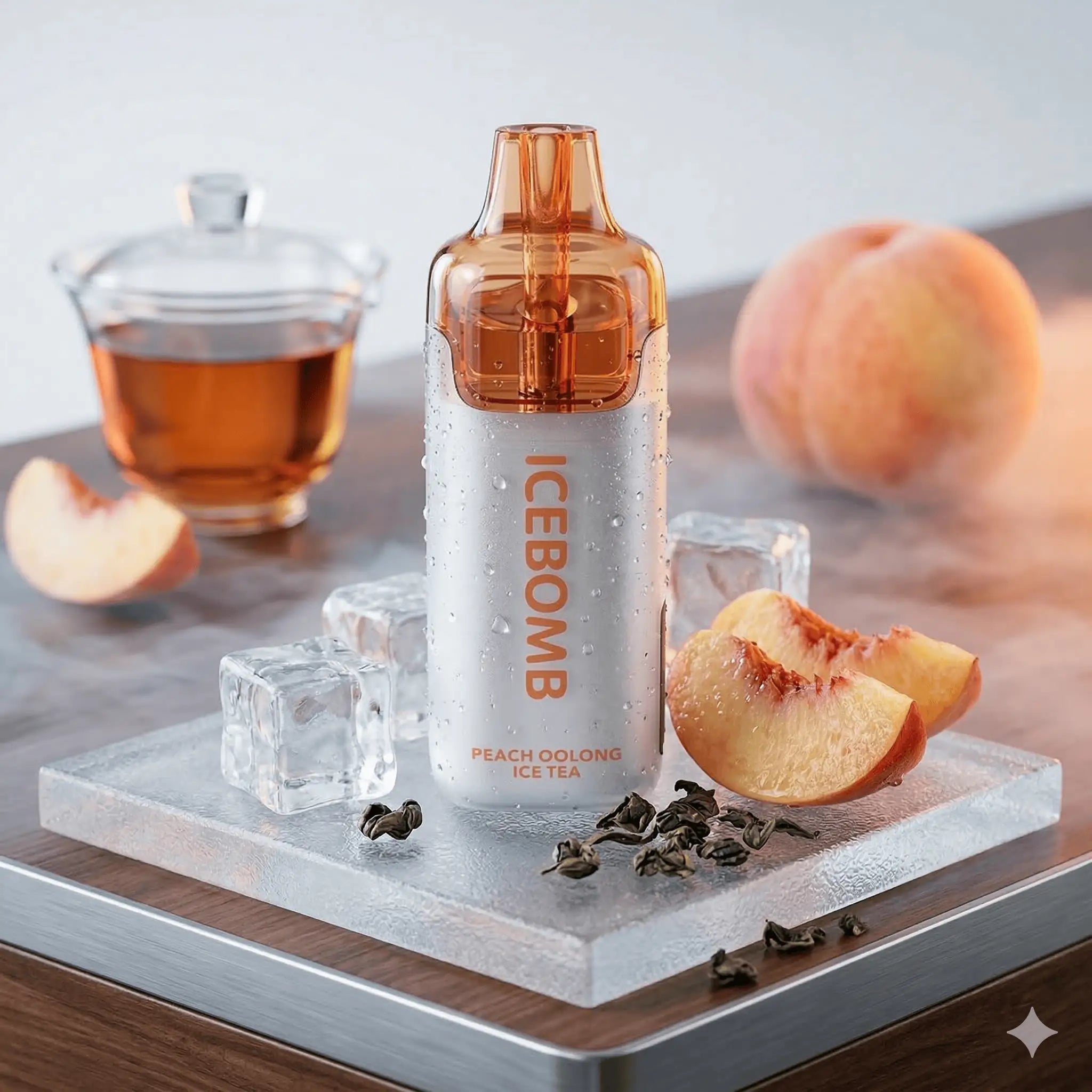 Peach Oolong Ice Tea - Icemax ICEBOMB 18k Disposable Vape JellyPuffs