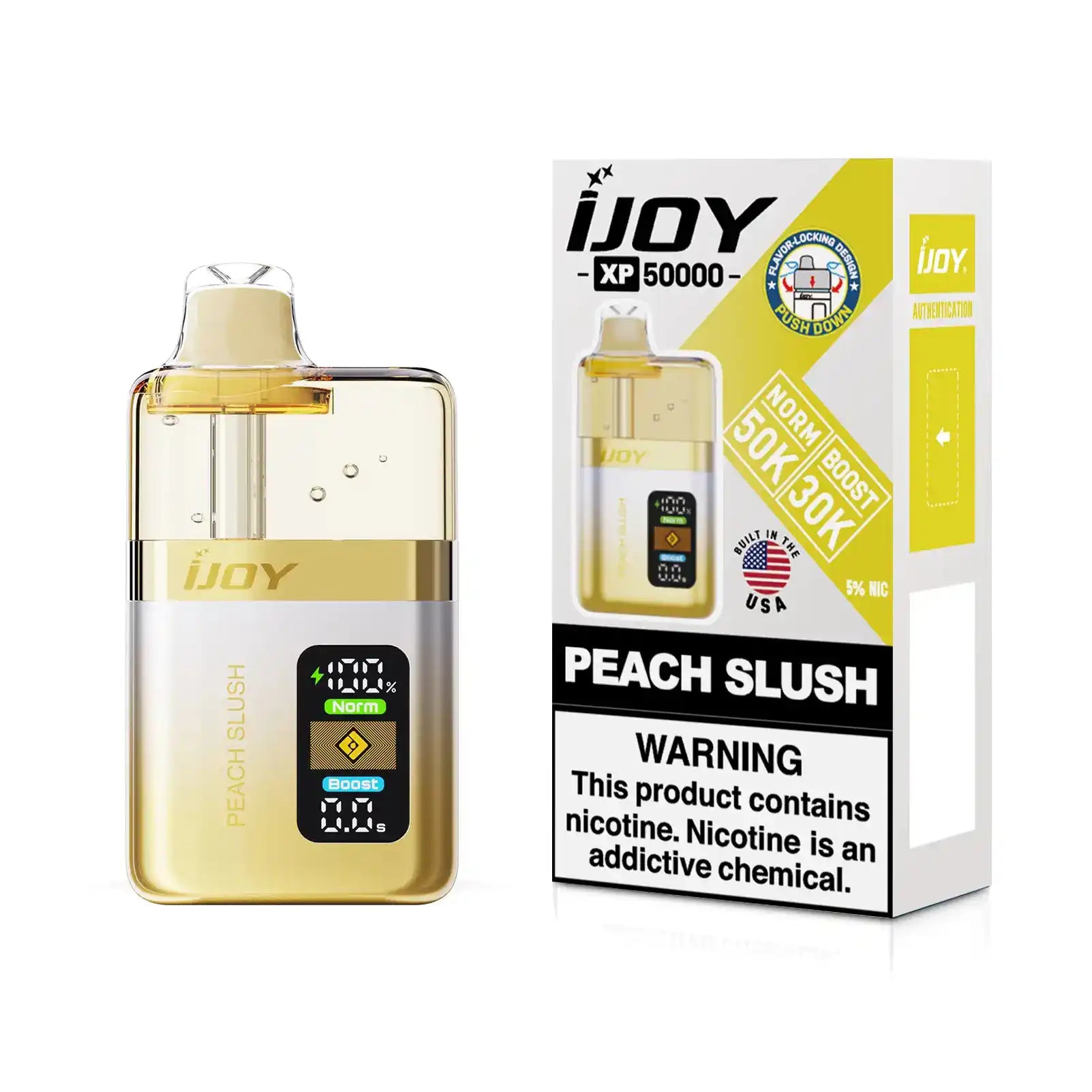 Peach Slush - iJoy XP50000 Slush Edition Disposable Vape JellyPuffs