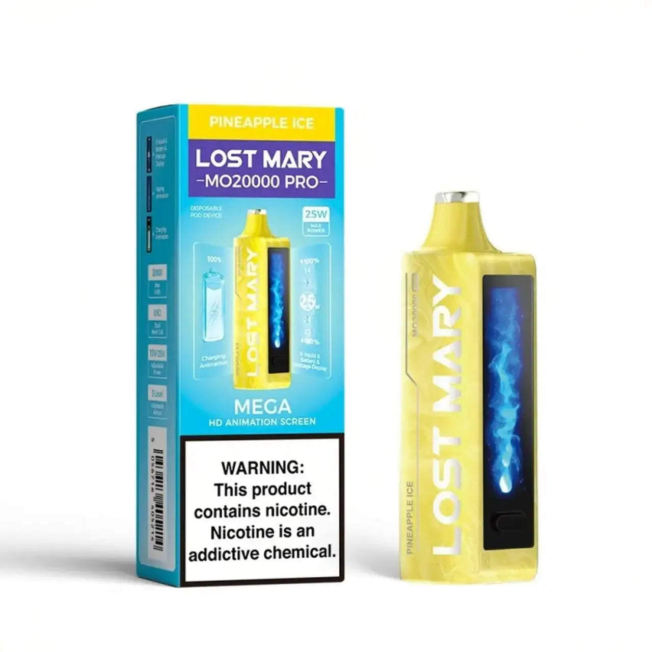 Pineapple Ice - Lost Mary MO20000 Pro Disposable JellyPuffs