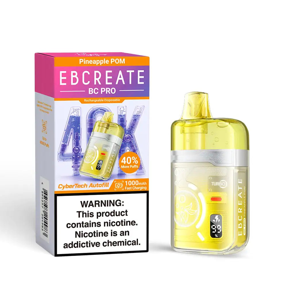 Pineapple POM - EBCREATE BC Pro 40K Disposable Vape JellyPuffs