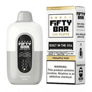 Pineapple Whip - Fifty Bar 20K Disposable Vape JellyPuffs