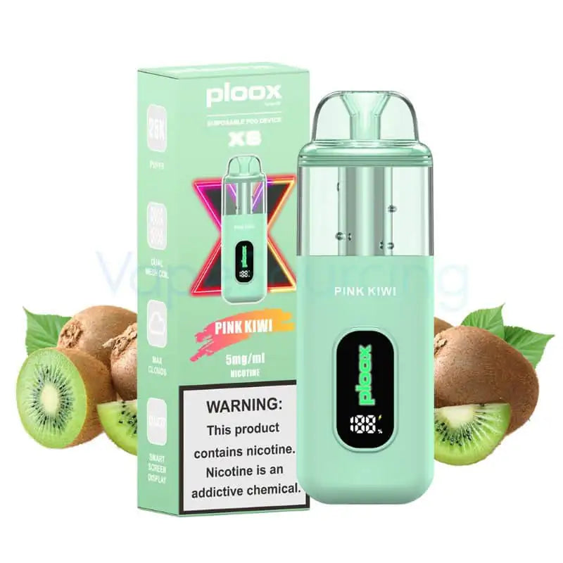 Pink Kiwi - Ploox XS 25k Disposable E-Hookah JellyPuffs