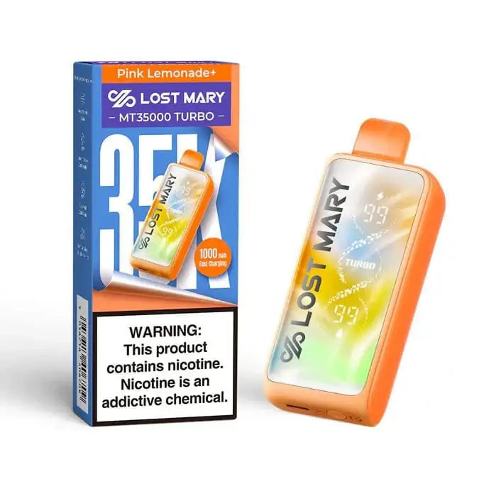 Pink Lemonade+ Lost Mary MT35000 Turbo Disposable Vape JellyPuffs