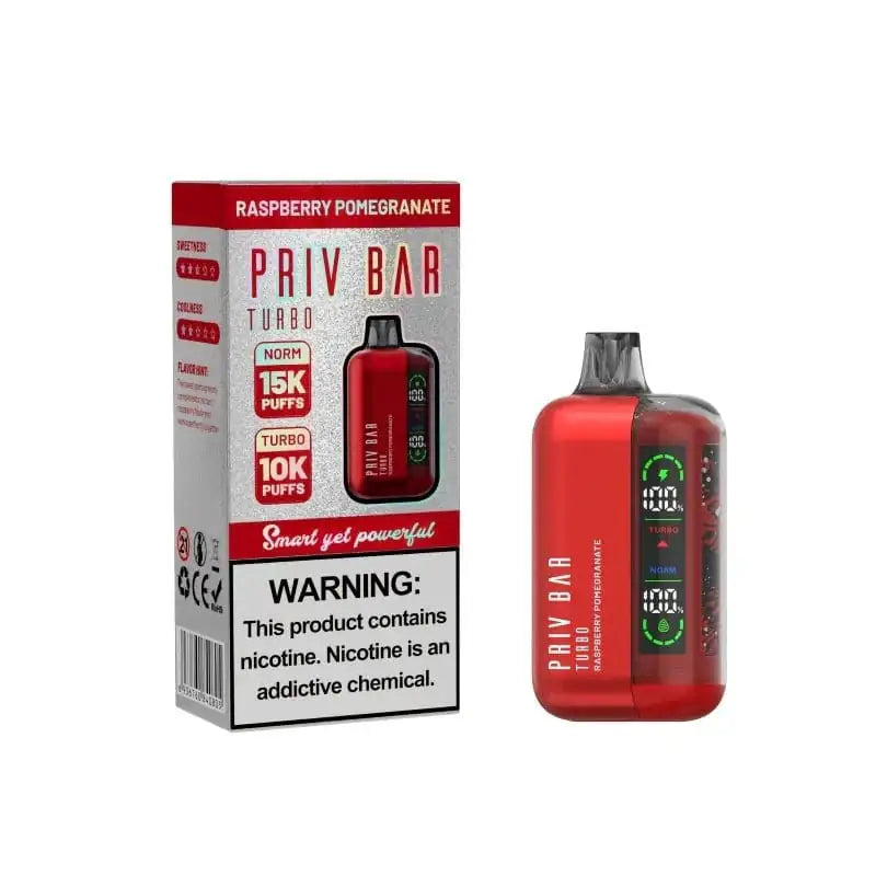 Raspberry Pomegranate - Priv Bar Turbo 15k Disposable JellyPuffs