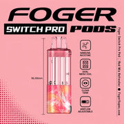Red Mix Refresher Foger Switch Pro 30K disposable pod — strawberry, cherry, raspberry, watermelon, no ice — JellyPuffs