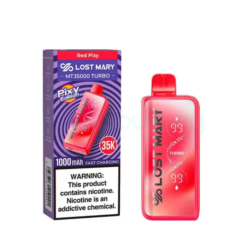 Red Pixy - Lost Mary MT35000 Turbo Pixy Edition Disposable Vape JellyPuffs