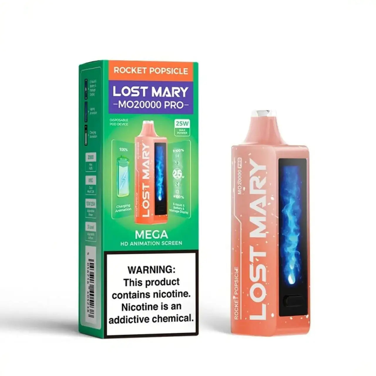 Rocket Popsicle- Lost Mary MO20000 Pro Disposable JellyPuffs