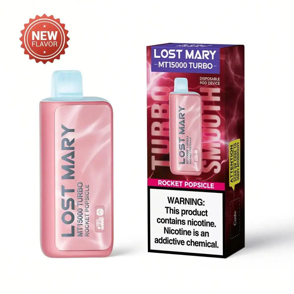 Rocket Popsicle - Lost Mary MT15000 Turbo Disposable Vape JellyPuffs