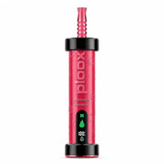 Rose Berry Ploox Molasses 75K disposable e-hookah by JellyPuffs — delicate rose petal florals over a mixed berry compote, no ice; up to 75,000 puffs, 40mL, 0.5% (5mg) nicotine, rechargeable shisha vape