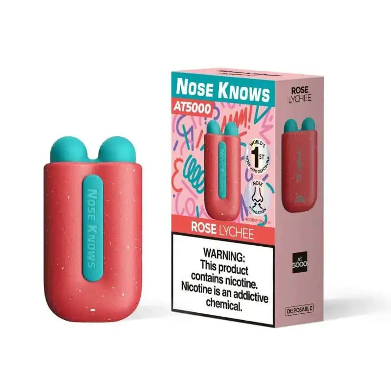 Rose Lychee - Nose Knows AT5000 Disposable Vape JellyPuffs