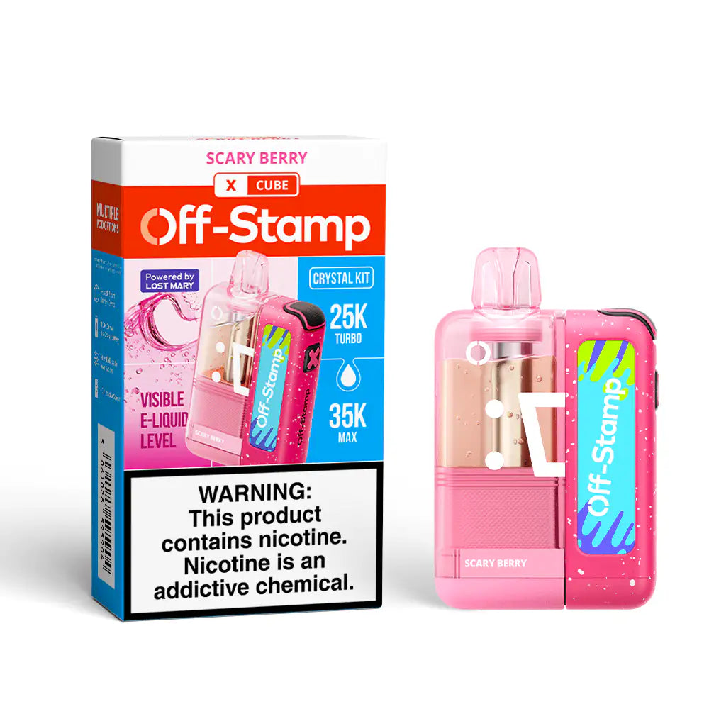 Scary Berry - Off-Stamp X-Cube Crystal 35k Disposable Kit JellyPuffs