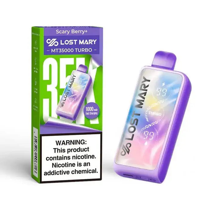 Scary Berry+ Lost Mary MT35000 Turbo Disposable Vape JellyPuffs