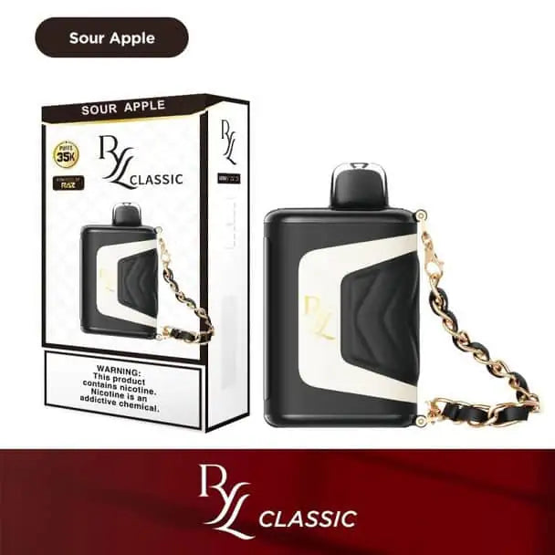 Sour Apple - RAZ RYL Classic 35k Disposable Vape JellyPuffs