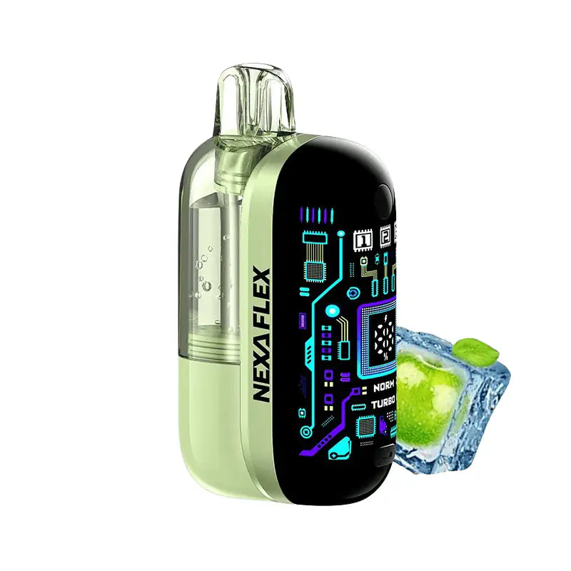 Sour Apple Ice - Nexa Flex Flavor Booster 40k Disposable Vape JellyPuffs