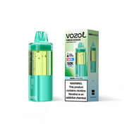 Sour Apple Ice - Vozol Mega 50k Disposable Vape Pod JellyPuffs