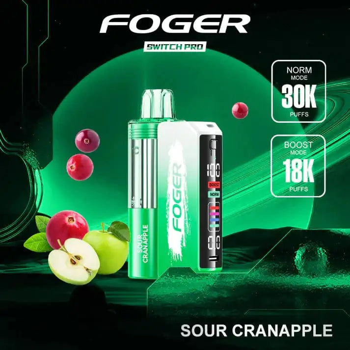 Sour Cranapple - Foger Switch Pro 30K Disposable Kit JellyPuffs