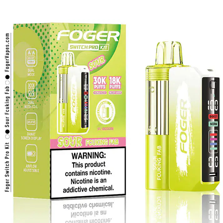 Sour Fcuking Fab - Foger Switch Pro 30K Disposable Kit JellyPuffs