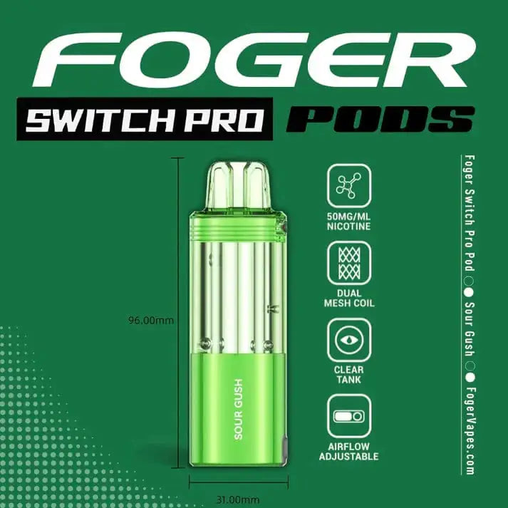 Sour Gush - Foger Switch Pro 30K Disposable Pod JellyPuffs