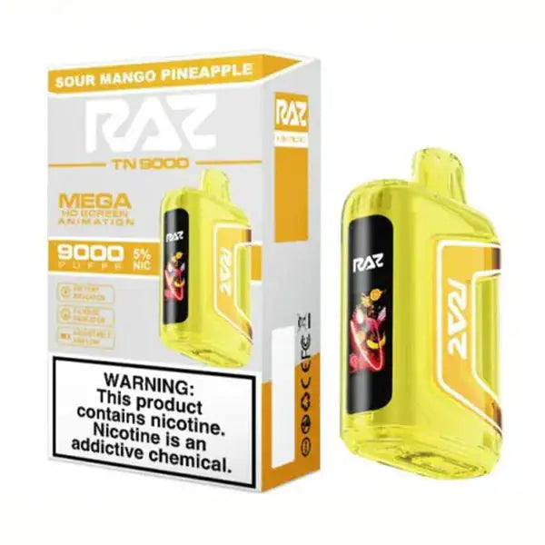 Sour Mango Pineapple - RAZ TN9000 Disposable JellyPuffs