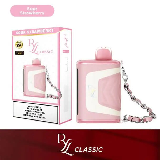 Sour Strawberry - RAZ RYL Classic 35k Disposable Vape JellyPuffs