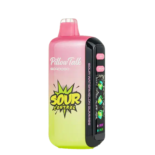 Sour Watermelon Gummies - Pillow Talk Sour Control SC40000 Disposable JellyPuffs
