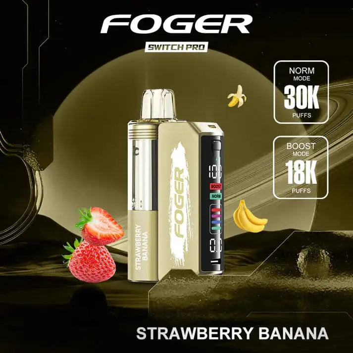Strawberry Banana Foger Switch Pro 30K Disposable Kit $19.99 Strawberry Banana Foger Switch Pro 30K Disposable Kit $19.99