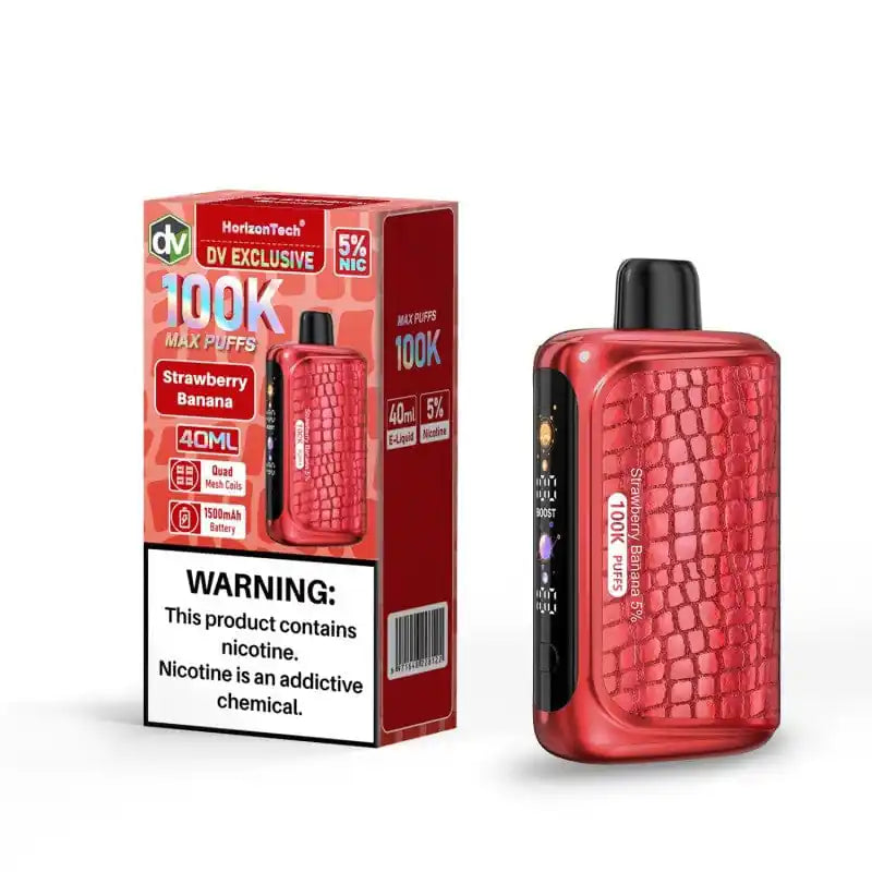 Strawberry Banana - HorizonTech 100k Disposable Vape JellyPuffs