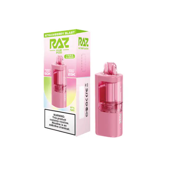 Strawberry Blast - RAZ Vue 50K Disposable Pod JellyPuffs