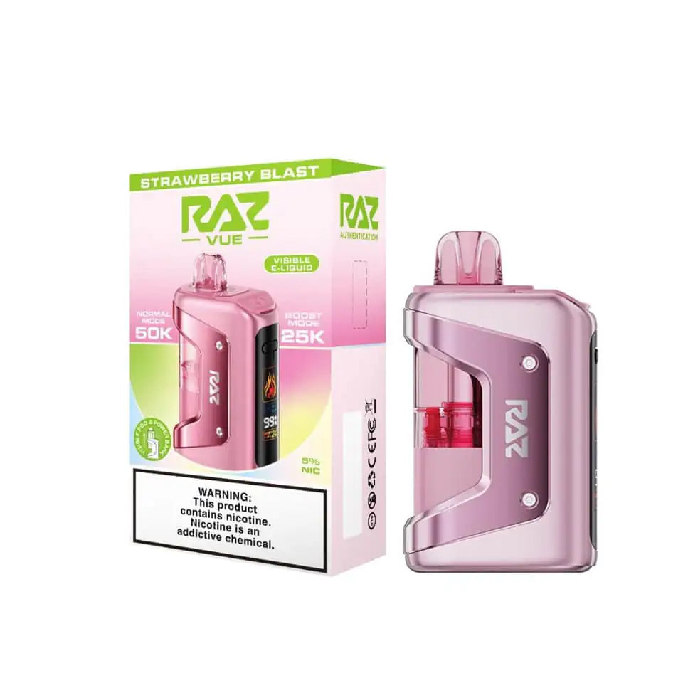 Strawberry Blast - RAZ Vue 50K Disposable Vape Kit JellyPuffs