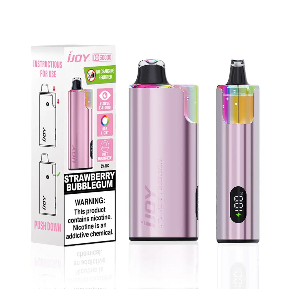 Strawberry Bubblegum - iJoy IO50000 Disposable Vape JellyPuffs
