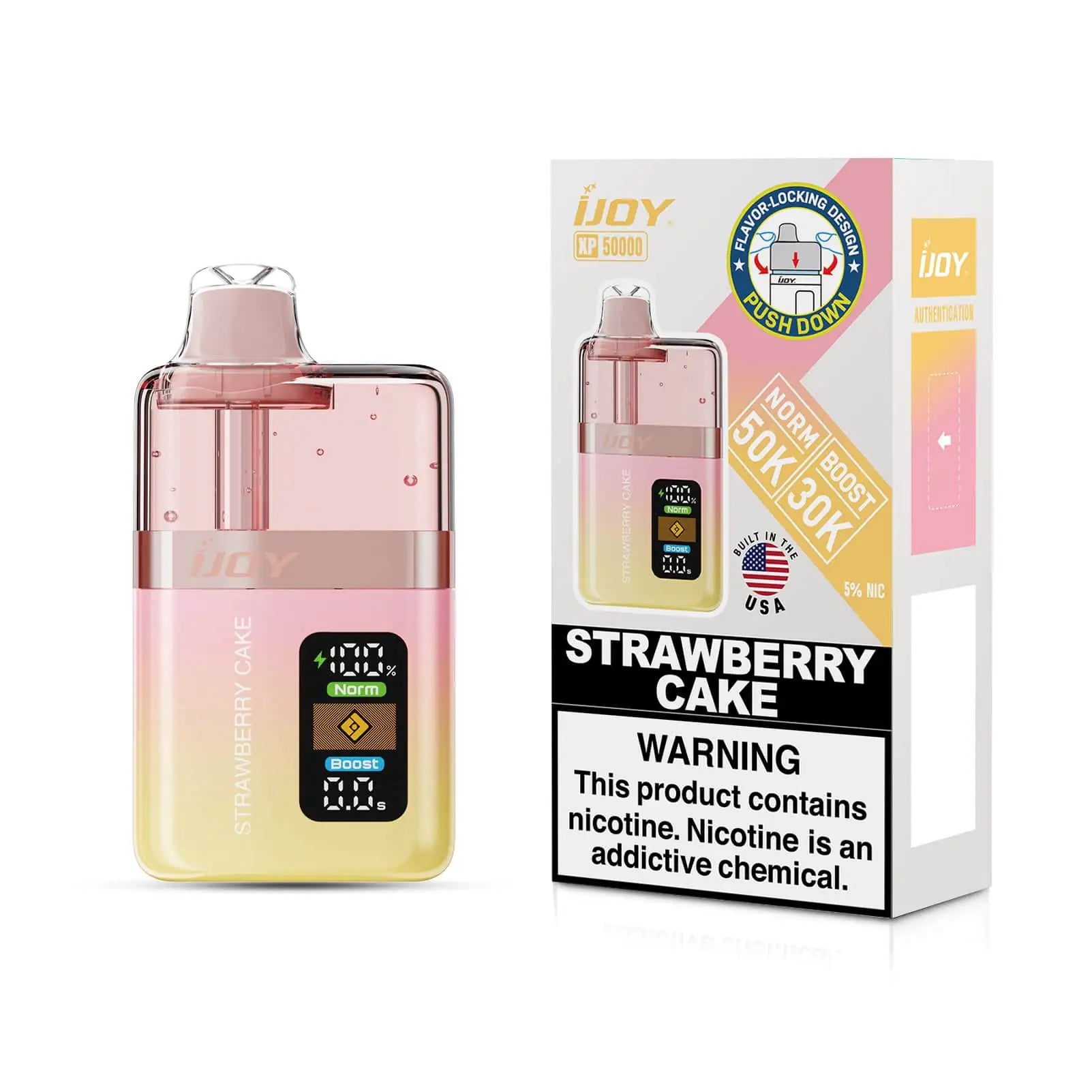 Strawberry Cake - iJoy XP50000 Disposable Vape JellyPuffs