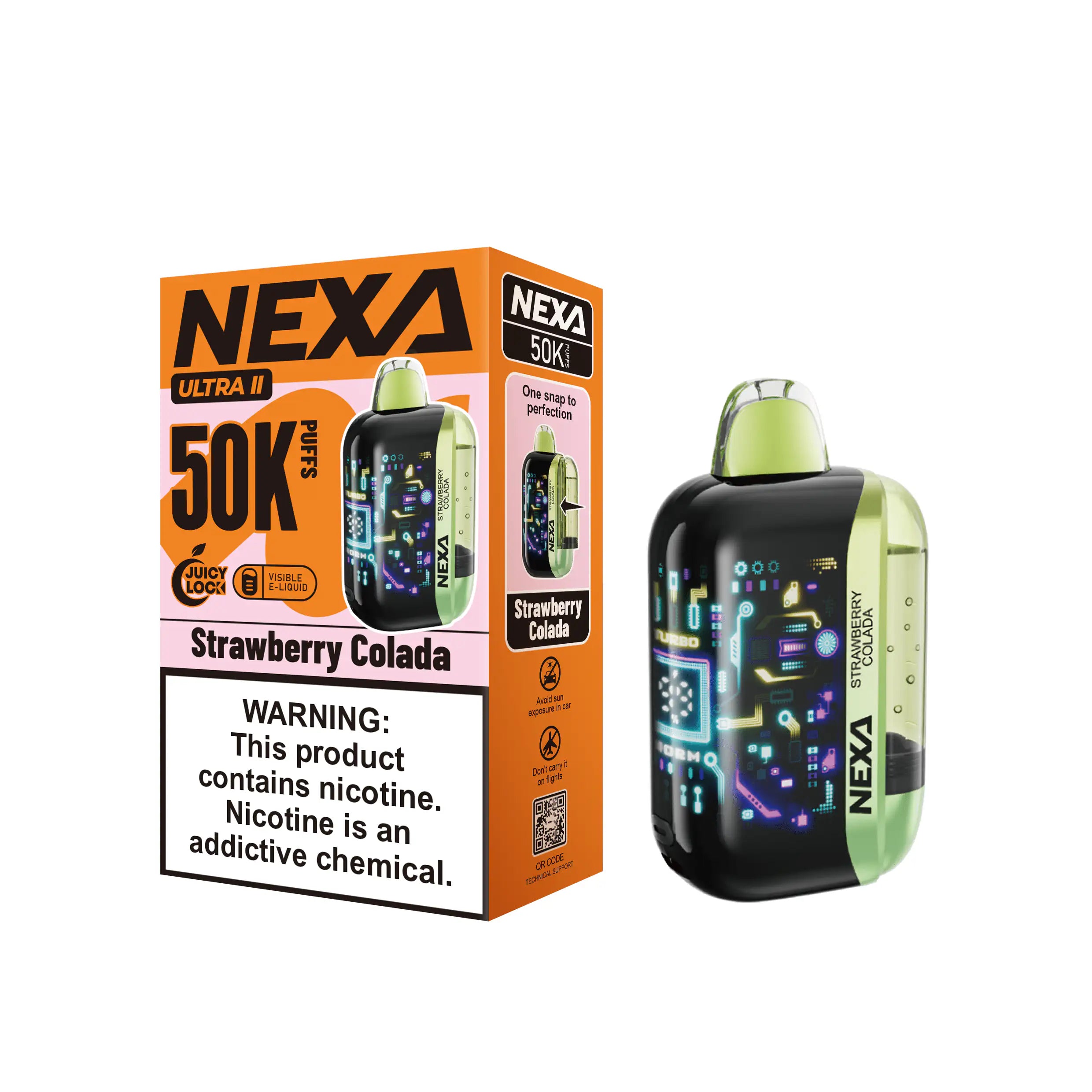 Strawberry Colada - NEXA Ultra II 50K Disposable Vape JellyPuffs