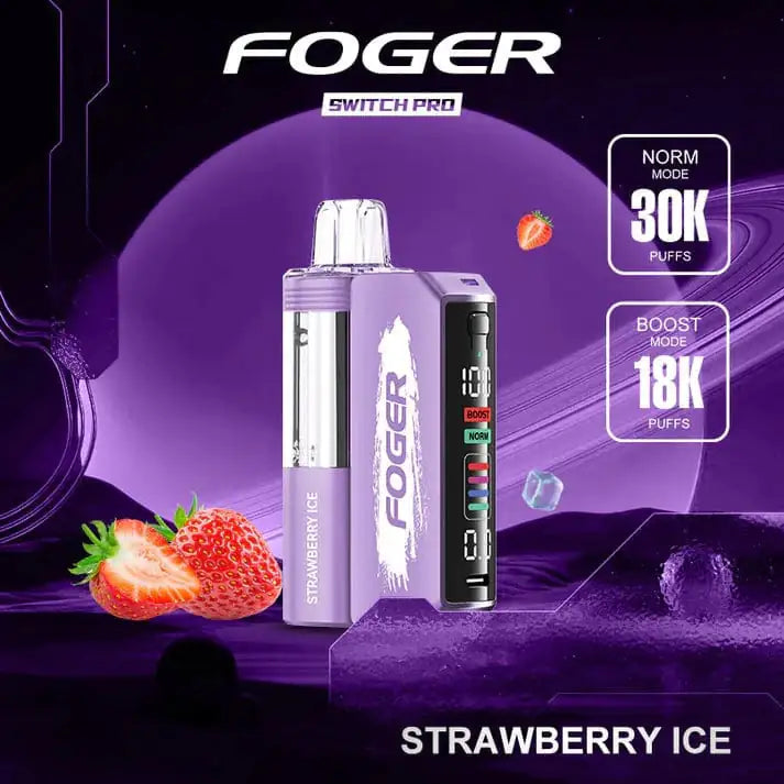 Strawberry Ice - Foger Switch Pro 30K Disposable Kit JellyPuffs