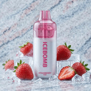 Strawberry Ice - Icemax ICEBOMB 18k Disposable Vape JellyPuffs