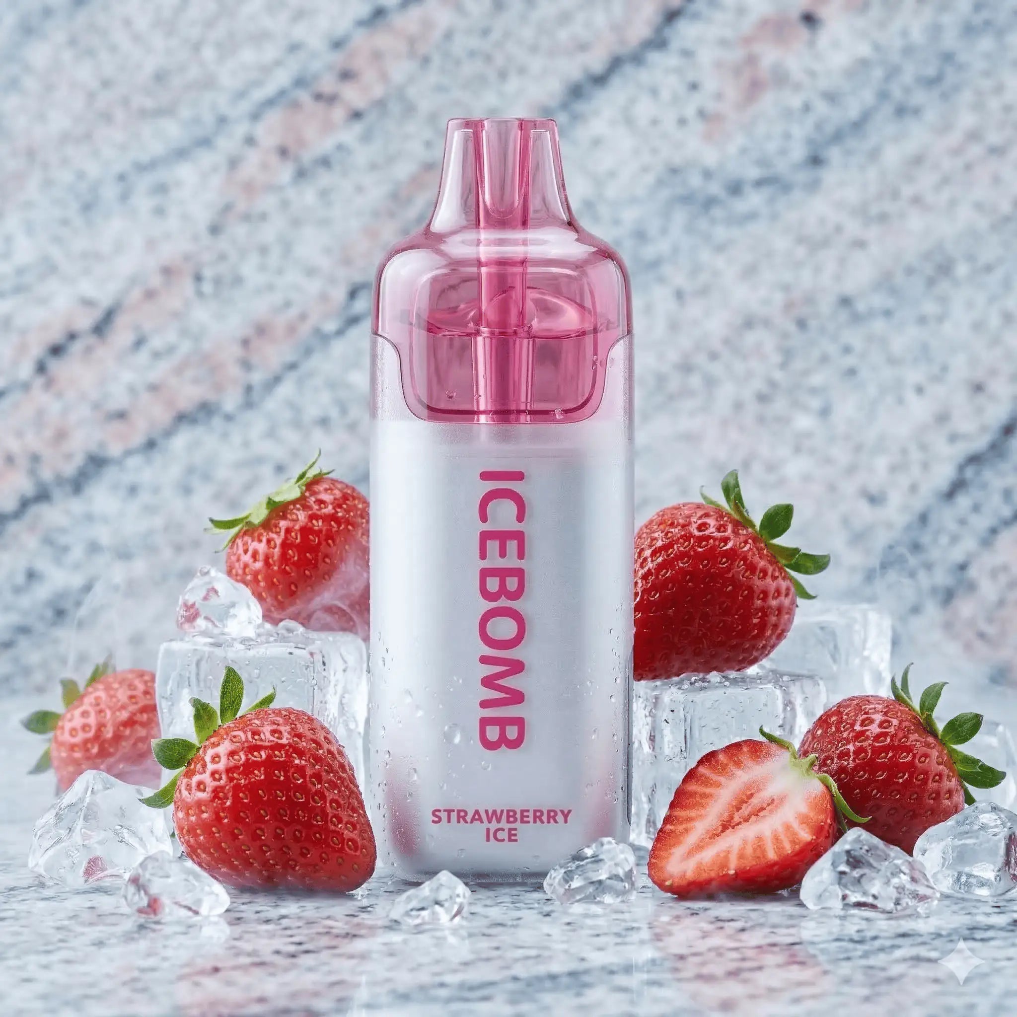 Strawberry Ice - Icemax ICEBOMB 18k Disposable Vape JellyPuffs