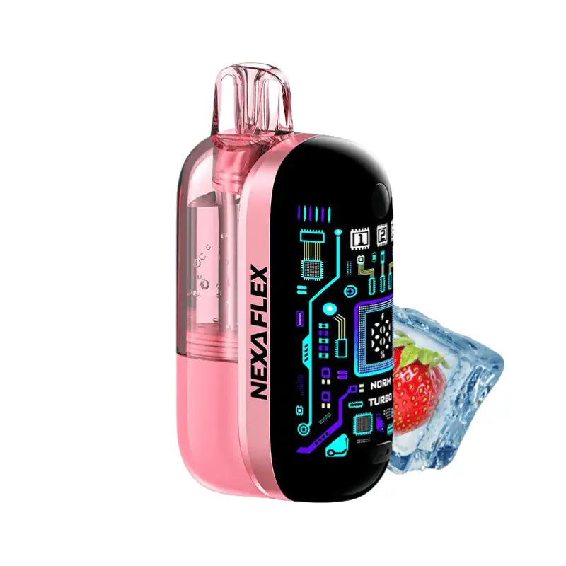Strawberry Ice - Nexa Flex Flavor Booster 40k Disposable Vape JellyPuffs