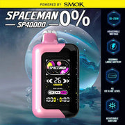 Strawberry Ice - Spaceman SP40000 Disposable Vape Zero Nicotine JellyPuffs