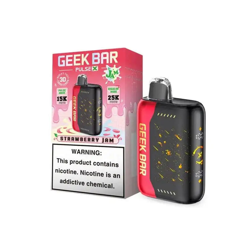 Strawberry Jam - Geek Bar Pulse X 25K Disposable Vape JellyPuffs