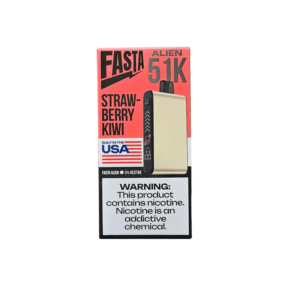 Strawberry Kiwi - FASTA Alien 51k Disposable JellyPuffs