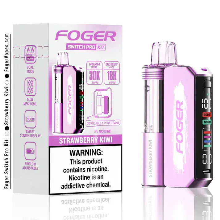 Strawberry Kiwi - Foger Switch Pro 30K Disposable Kit JellyPuffs
