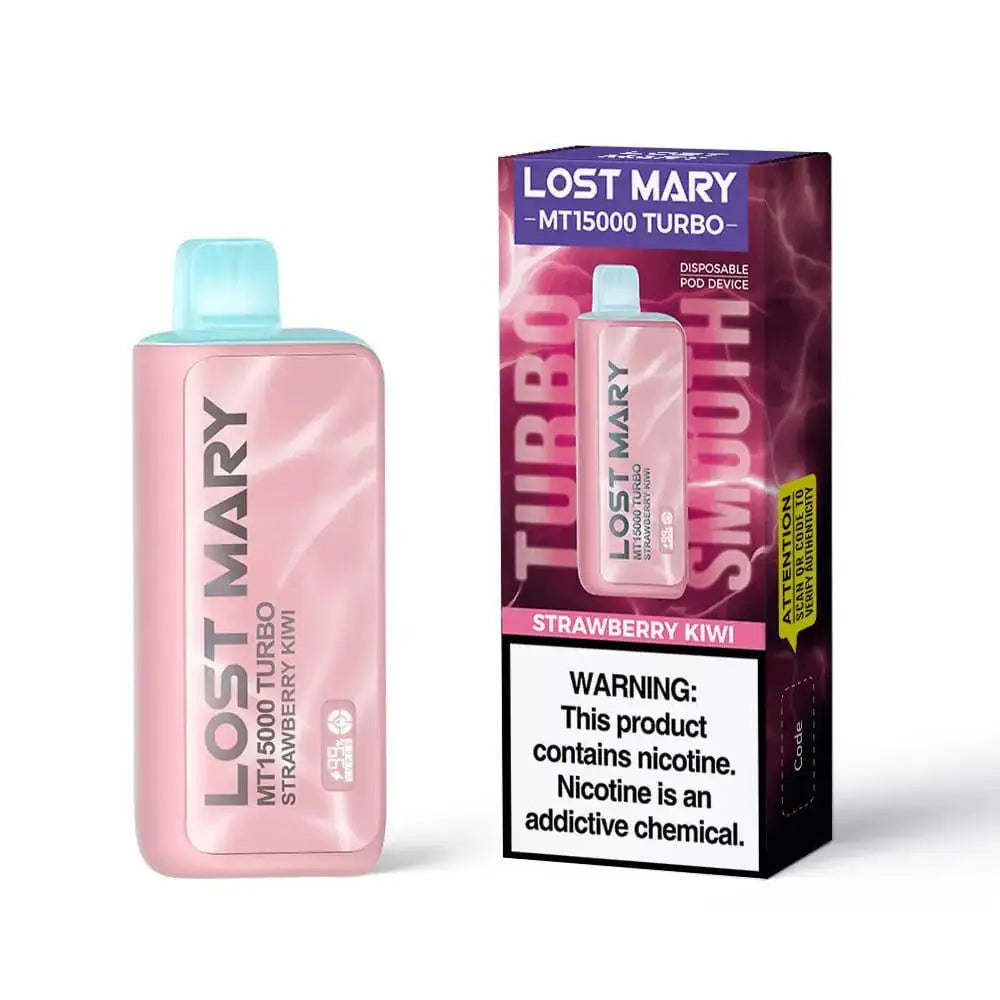 Strawberry Kiwi - Lost Mary MT15000 Turbo Disposable Vape JellyPuffs