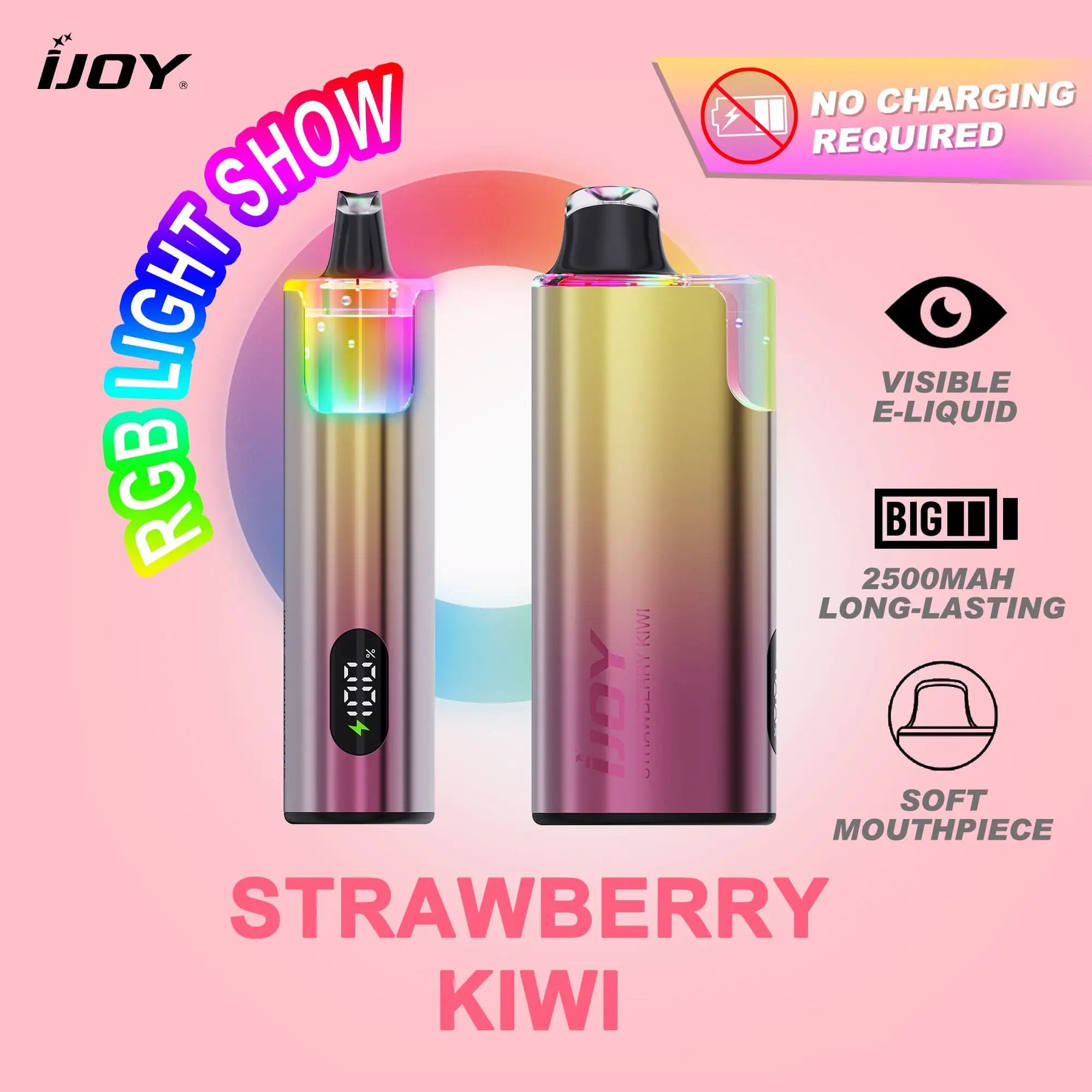 Strawberry Kiwi - iJoy IO50000 Disposable Vape JellyPuffs