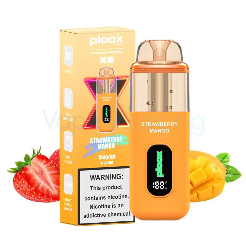 Strawberry Mango - Ploox XS 25k Disposable E-Hookah JellyPuffs