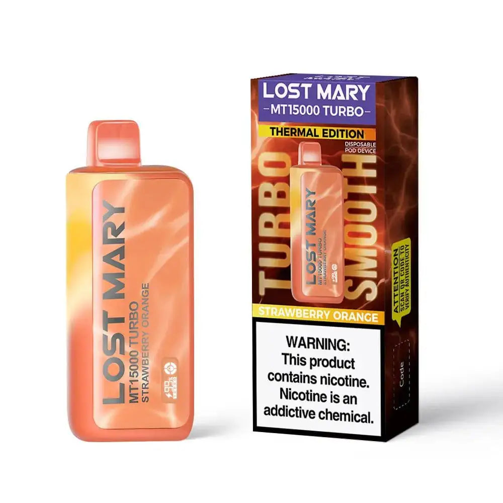 Strawberry Orange - Lost Mary MT15000 Turbo Disposable Vape JellyPuffs