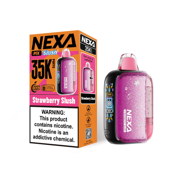 fireball disposable vape Strawberry Slush – NEXA Pix 35K Choose Flavor:Mango Slush Strawberry Ice TYN 50k purge mods