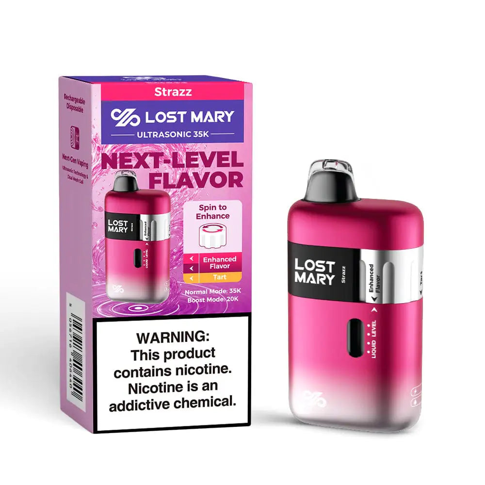 Strazz - Lost Mary Ultrasonic 35k Disposable Vape JellyPuffs
