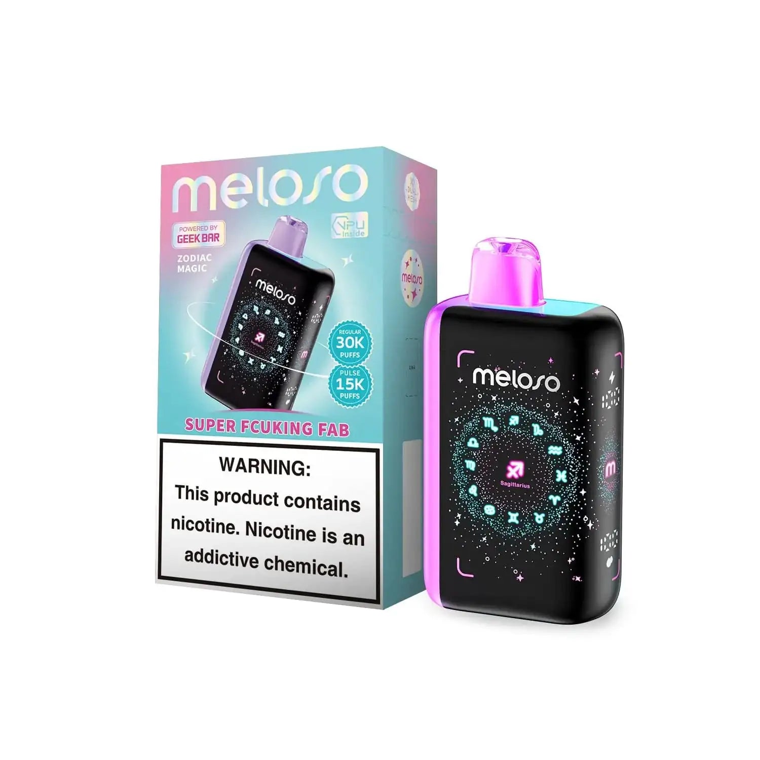 Super Fcuking Fab - Geek Bar Meloso Bar 30k Disposable Vape JellyPuffs