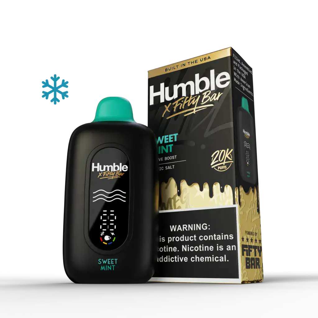 Sweet Mint - Fifty Bar x Humble 20K Disposable Vape JellyPuffs