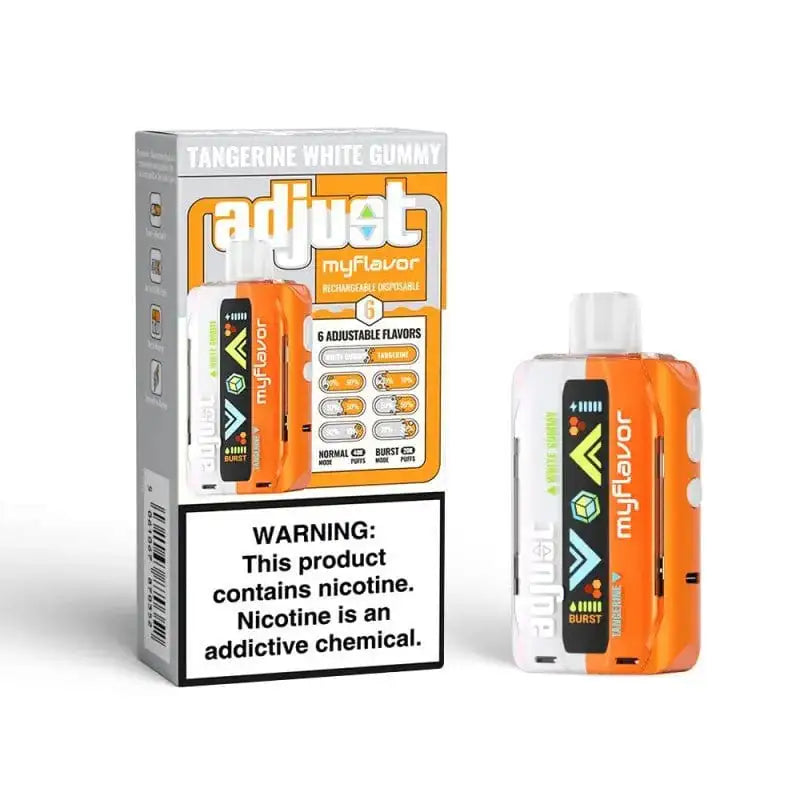 Tangerine White Gummy - Adjust MyFlavor 40K Disposable Vape JellyPuffs