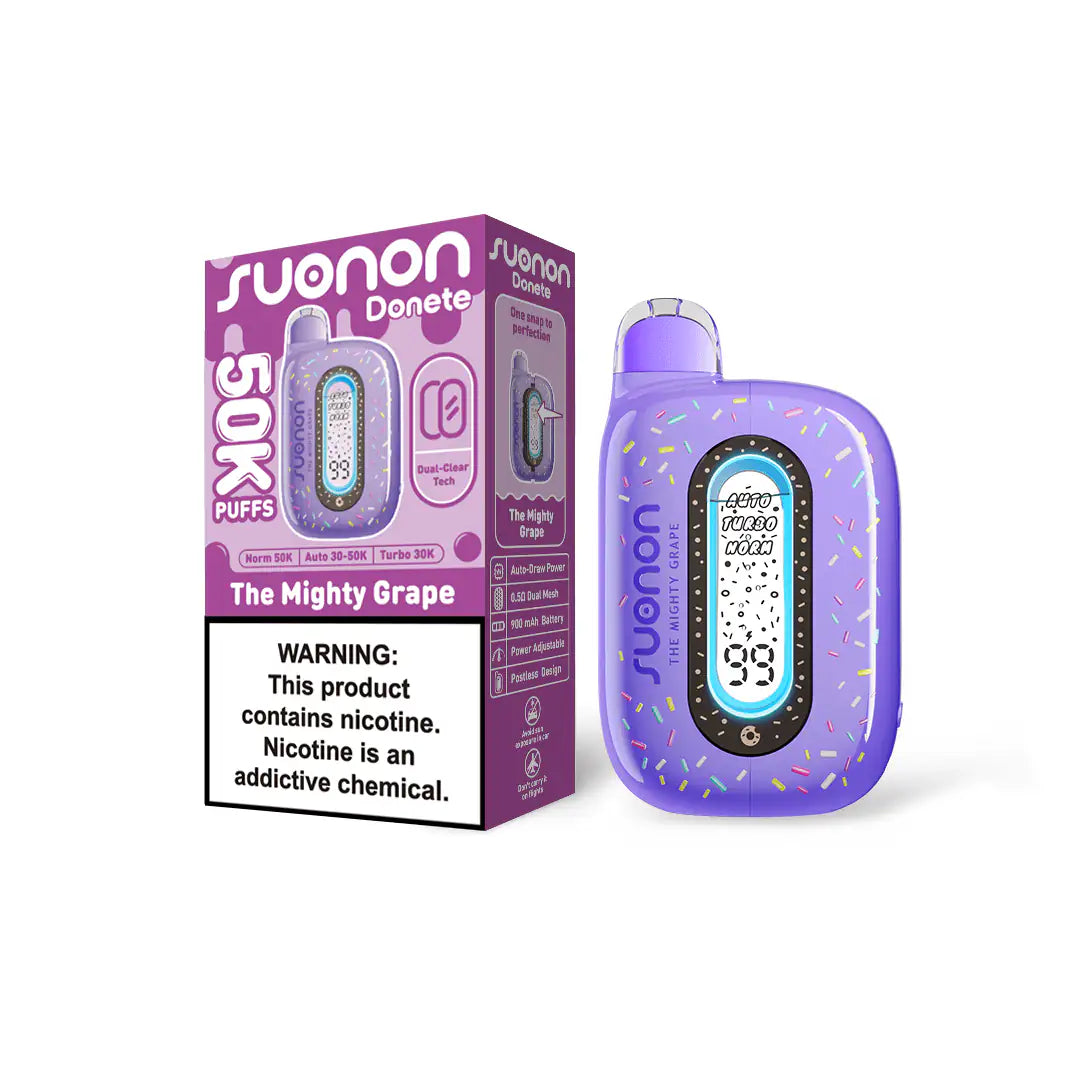 The Mighty Grape - Suonon Donete By NEXA 50K Disposable Vape JellyPuffs